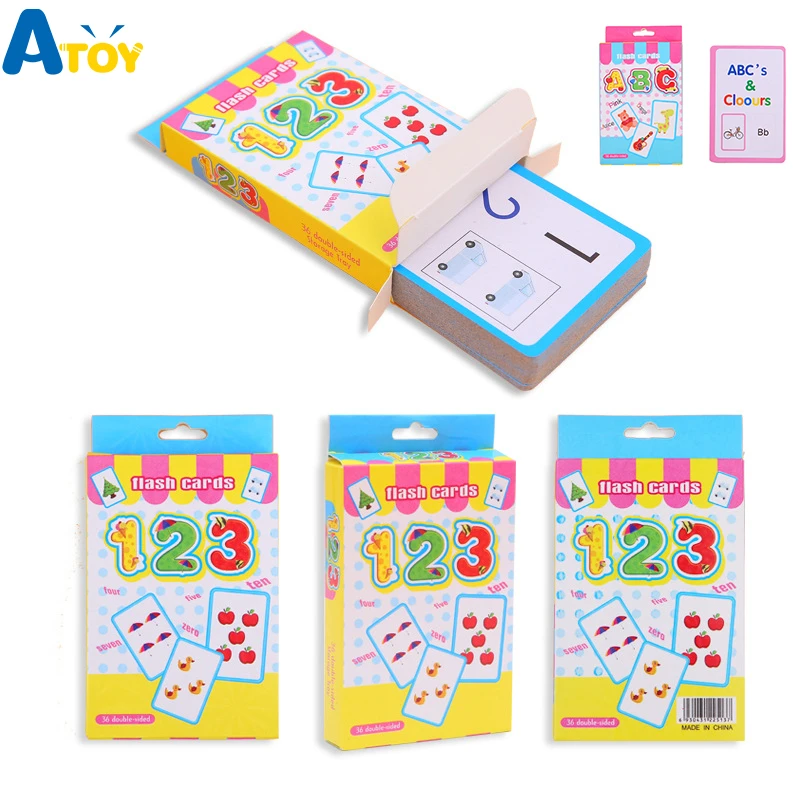 Jeu D Alphabetisation Pour Bebe Cartes Educatives Et Prescolaire Jouets En Anglais Mots Nombres Apprentissage Des Maths Livre Cartes Flash Puzzle Jouets Montessori Aliexpress