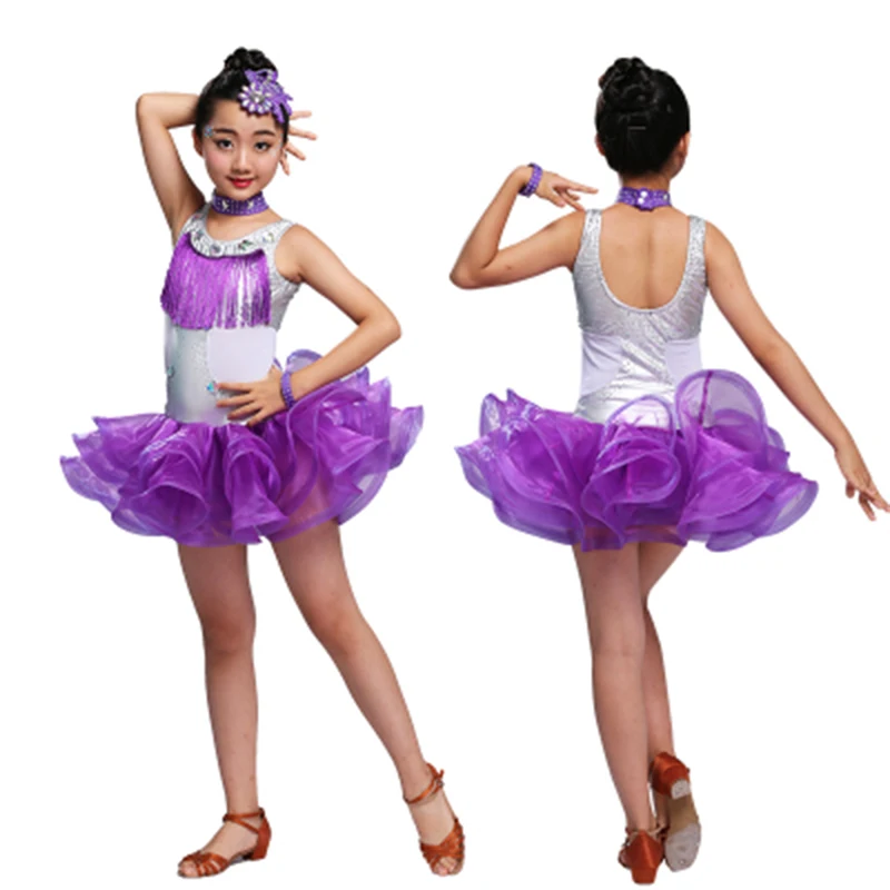 Детское профессиональное платье для латиноамериканских танцев, распродажа, платья для бальных танцев для девочек, детские костюмы для Румба ча-ча