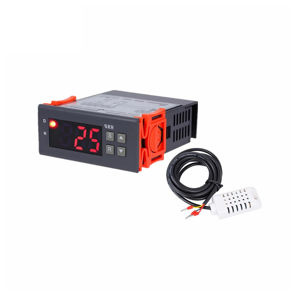 

MH13001 DC12V Digital Air Humidity Controller Range 1%~99% Humidity Measuring Hygrostat Humidification Dehumidification Tool