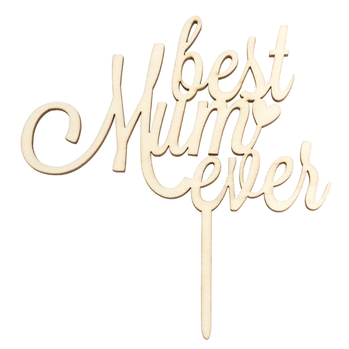Деревянные топперы для торта Best Mom Ever украшения товары вечерние на день матери