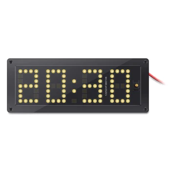 

TIOODRE 3 In 1 Ajustable High Precision LED Clock Voltage Car Electronic Digital Thermometer Car Clock Luminous Voltmeter Rx8025