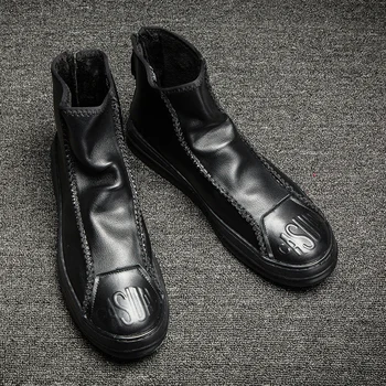 

Autumn fashion new casual big head leather boots classic joker Martin boots men's boots casual shoes