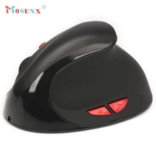 Горячая Распродажа MOSUNX 6D Беспроводной эргономичный дизайн вертикальная 2400 Точек на дюйм USB мыши Мышь для портативных ПК для портативных компьютеров подарки