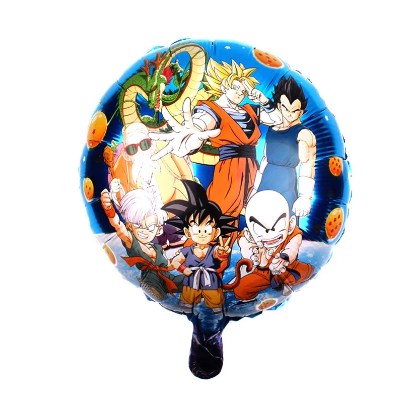 Новинка; Лидер продаж 5 шт./компл. мультфильм Dragon Ball Saiyan Goku Фольга шары День рождения воздушные шары для украшения гелиевые шары детский праздничный костюм DIY