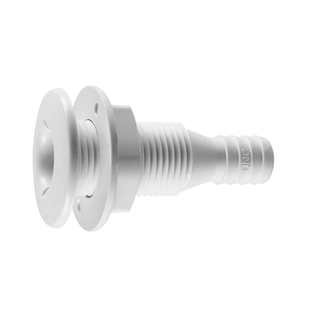 5/8' Plastic Thru-Hull Bilge Fitting For Bilge Pump Drain or Vent Hose Fitting for Boats Marine Yacht Sail RV Camper Truck - Image 4