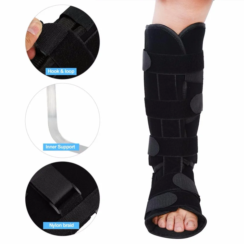 

Medical Leg Brace Foot Drop Splint Ankle Support Calf Limb Support Strap Ankle Fracture Dislocation Fixator Bandage Orthotics