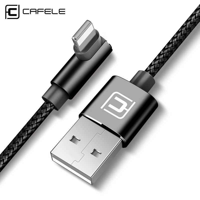  CAFELE L Biegen USB Kabel für iPhone X Xr Xs Max 8 7 6s plus Schnelle Lade Daten Sync kabel IOS 12 