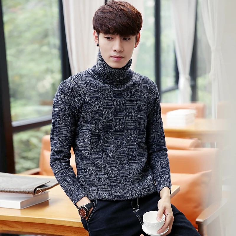 Popular Blue Turtleneck Mens-Buy Cheap Blue Turtleneck
