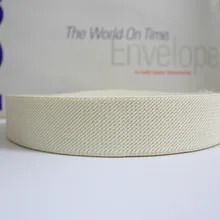 12 метров 1-дюймовыечистые этикетки пробки с фокусным расстоянием 25 мм# D3 цвета слоновой кости Цвет эластичная тесьма