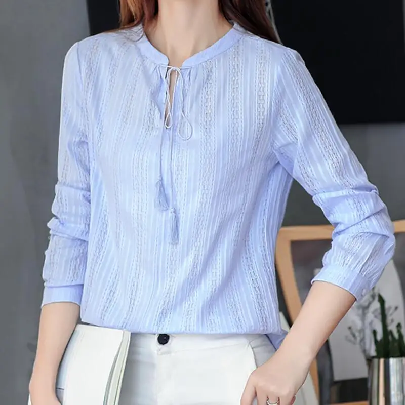 Ladies Cotton font b Shirt b font font b Women b font font b Blouses b