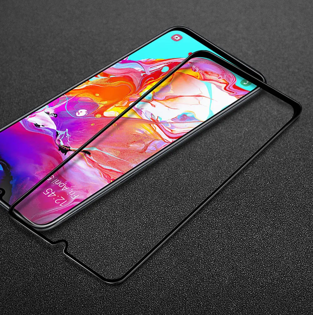 Защитное стекло для экрана для samsung Galaxy A70 A60 A50 A40 A30 A20 A10 M20 закаленное стекло полное покрытие Защитная пленка для экрана