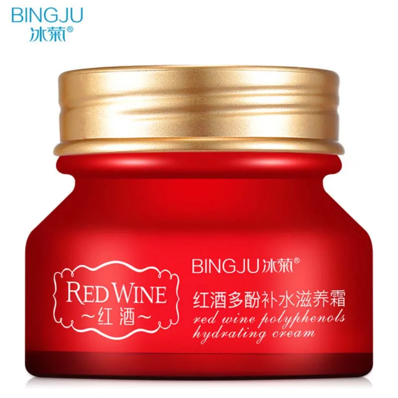 Для женщин питательный крем для ухода за кожей красное вино полифенолы гидрат увлажняющий питательный крем Skin Гладкий косметическая