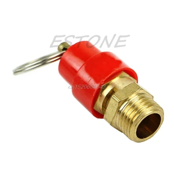 

1PC 1/4'' 12KG BSP Air Compressor Safety Release Valve Pressure Relief Regulator R02 Whosale&DropShip