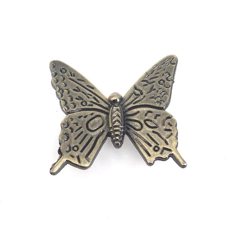 ONE Butterfly monochrome Wardrobe Cabinet Chest Drawer Door Knob Handle Antiqued
