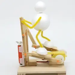 DIY деревянная электрическая наука беговая дорожка игрушки модели наборы, физические изобретения эксперимент наборы собранные креативные