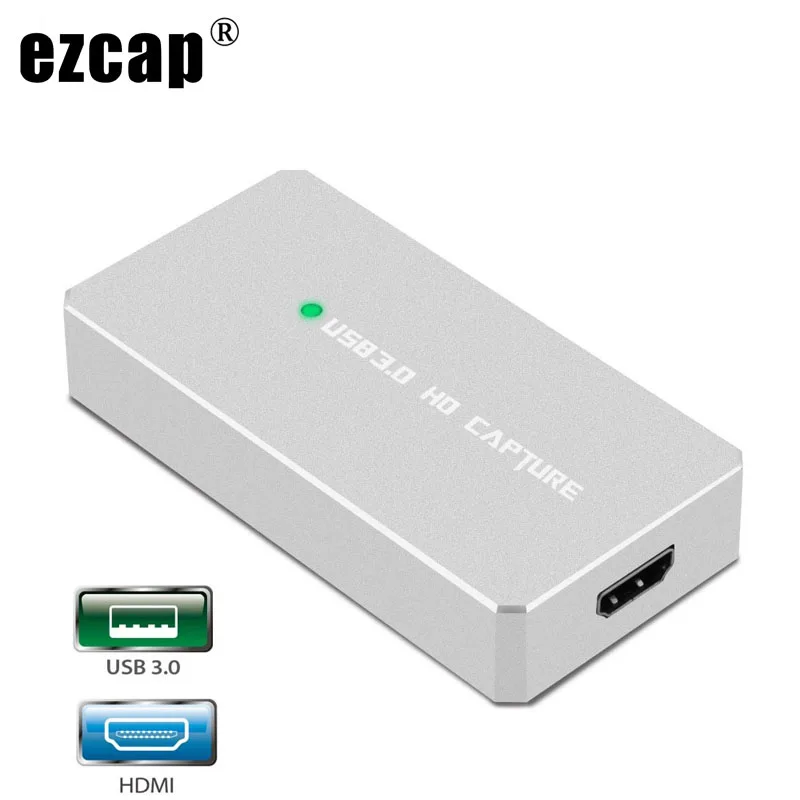 USB 3.0 HDMI Game Capture Card Full 1080P Video Capture OBS VLC Live Broadcast Streaming for iPhone PS3 PS4 Xbox One TV STB Box