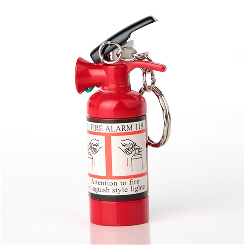 Стиль надувная зажигалка аксессуары для сигарет газовые зажигалки с бутаном Огнетушитель Форма зажигалки - Цвет: 1 PC