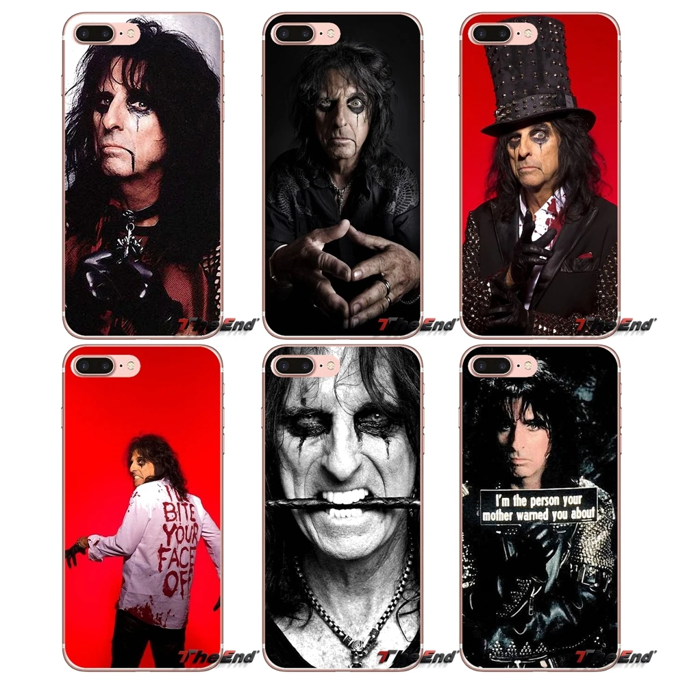 For Xiaomi Redmi 4 3 3S Pro Mi3 Mi4 Mi4i Mi4C Mi5 Mi5S Mi Max Note 2 Heavy metal band Alice Cooper Soft Case | Мобильные телефоны и
