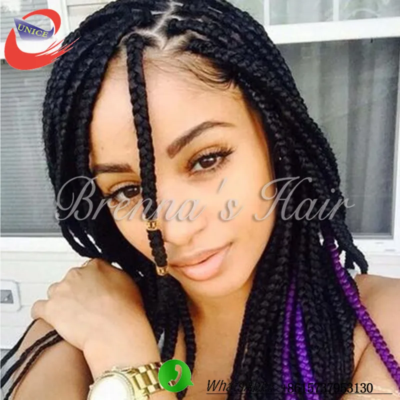 color synthetic hair extension crochet braids hairstyles box braids ...