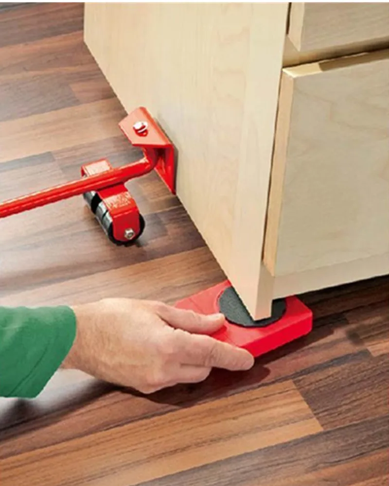 Home Furniture Transport Set Trolley Lift System Moves Lifter and 4 Furniture Moving sliders for Heavy Furniture & Appliance Home Furniture Transport Set Trolley Lift System Moves Lifter and 4 Furniture Moving sliders for Heavy Furniture & Appliance