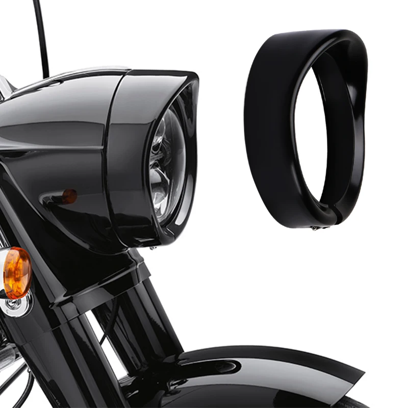 Кольца Налобные для Harley 83 13 Touring Bikes Road King 94 14 FLHR 12 FLD 86 FLST 1 шт. 7 дюймов|Передние