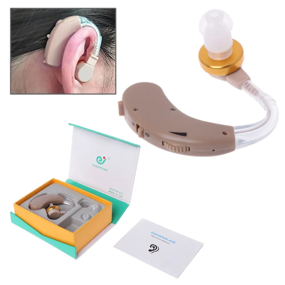 Axon F-138 Tone BTE in ear Digital Mini hear Hearing Aid Aids Sound Amplifier