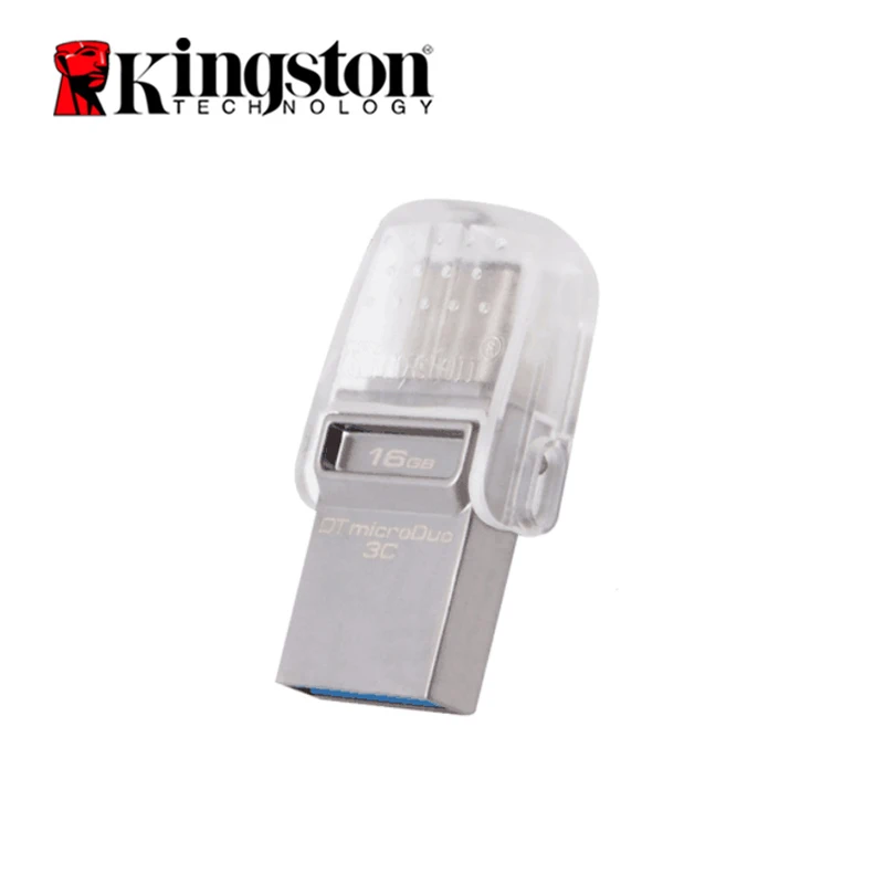 kingston USB флеш-накопитель DataTraveler Micro Duo 3C 64 ГБ 32 ГБ 16 ГБ USB 3,1 для ПК телефона с портом type-C