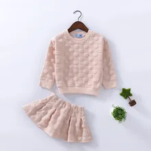 2016 The Original ChanTong Suits In The Spring and Autumn Children Children’s Han Edition Tide Girls Suit Two-piece Outfit