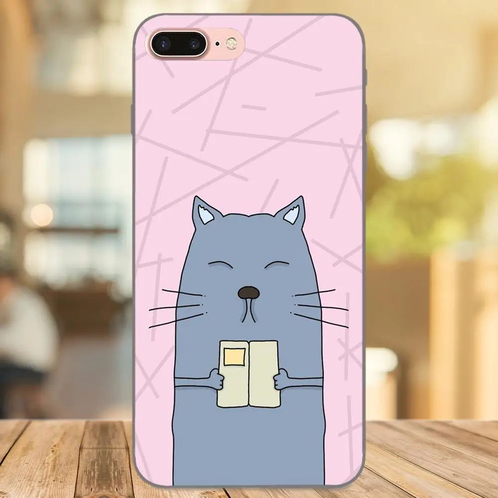 Милый город мультфильм кошки для Huawei Honor 5A 6A 6C 7A 7C 7X 8A 8C 8X 9 10 P8 P9 P10 P20 P30 Mini Lite Plus