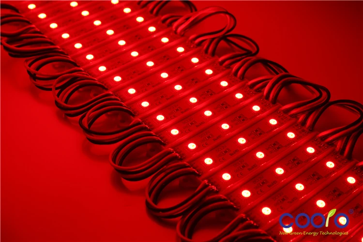 Светодиодный модуль 5050 3 светодиода 12 В водонепроницаемый RGB сменные цвета