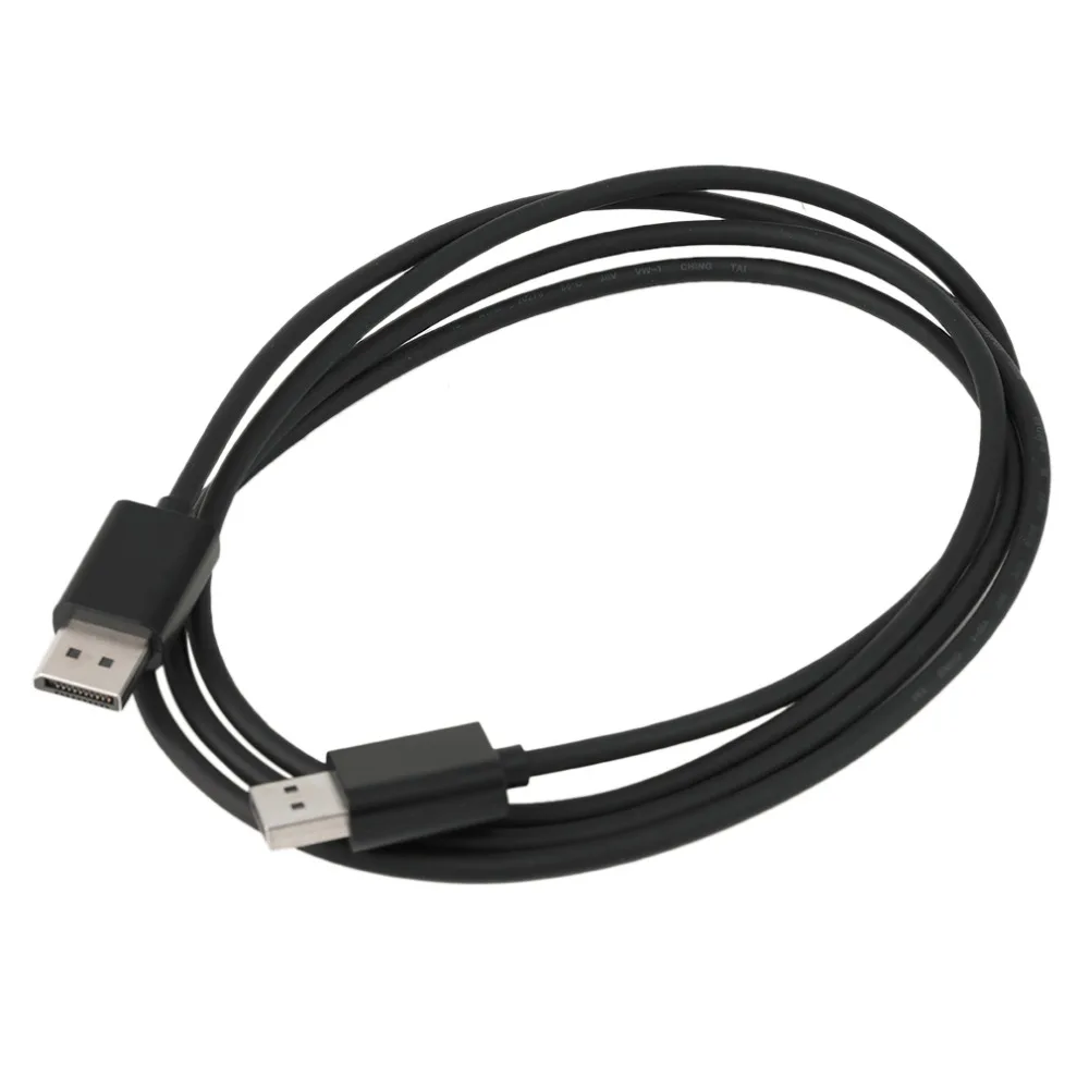 

High Stability 1.8M Display Port To DisplayPort DP Adapter Cable DP Male To DP Male Converter Adapter Cable Black