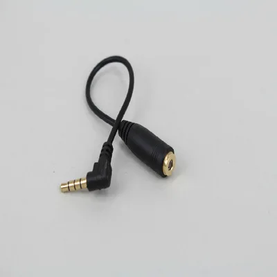 3.5MM Male To Female 90 Degree Right Angled Aux Audio Cable Line 3.5MM Male To Female 90 Degree Right Angled Aux Audio Cable Line