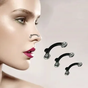 

6PCS/Set 3 Sizes Beauty Nose Up Lifting Bridge Shaper No Pain Nose Shaping Clip Clipper Invisible Nose Shaper Face Shaping Tool