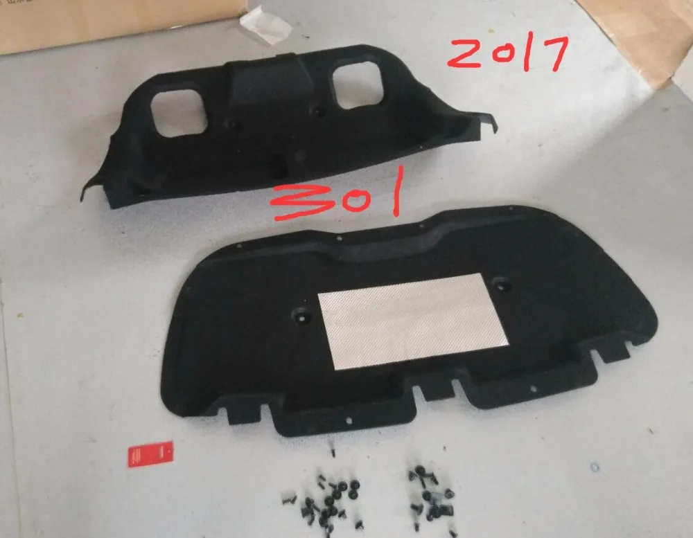 Engine noise insulation cotton insulation cotton trunk lid 2 pieces for Peugeot 301
