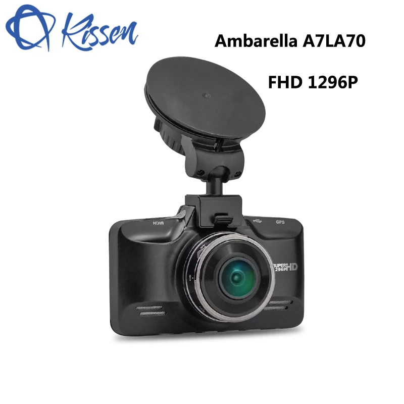 

FHD 1296P 2.7 Inch GPS Navigation ADAS Ambarella A7LA70 Car DVR Dash Camera Car Camera Dash Cam HDR G-sensor Night Vision Record