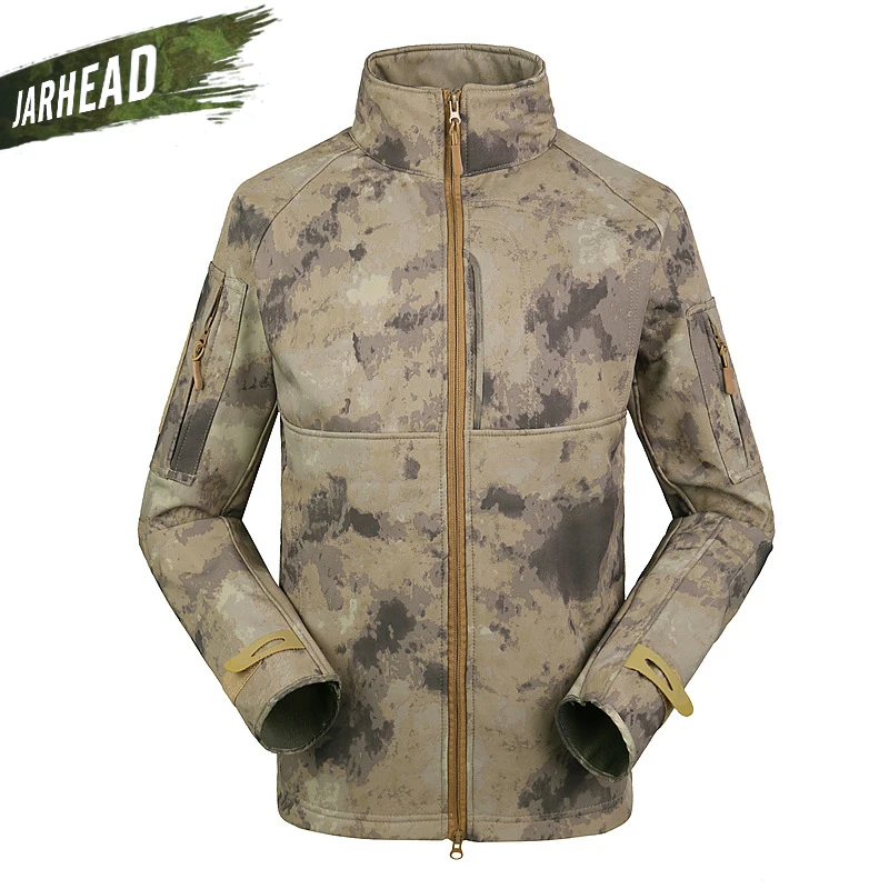 TAD Акула кожа куртка мягкая оболочка куртка водонепроницаемый ветрозащитный, альпинизм верхняя одежда мужская верхняя одежда пальто для улицы - Цвет: A-TACS-AU