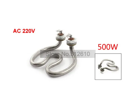 

AC 220V 500W Metal Electric Kettle Element Heating Tube Pipe Heater