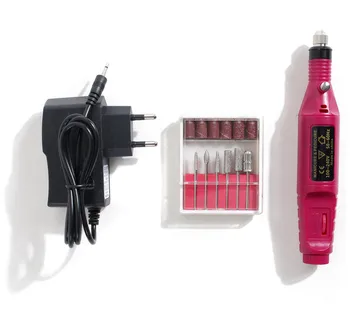 

Nail Drill Set Stainless Steel Nail Art Polish Machine Nail Brushes Manicure 6 Bit Pedicure Gel Nails Polish Remover Makeup Tool