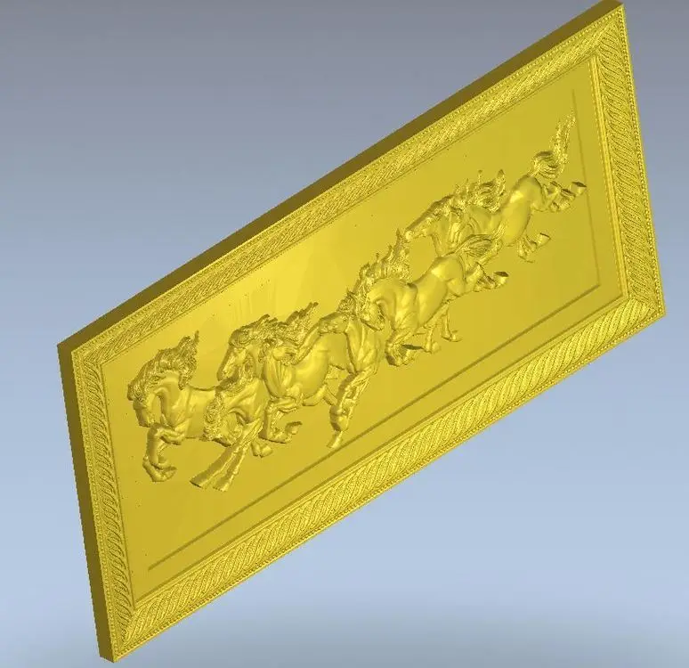 Рельефная лента для ЧПУ в формате STL модель 3d panno_семьи|for cnc|3d model reliefrelief |