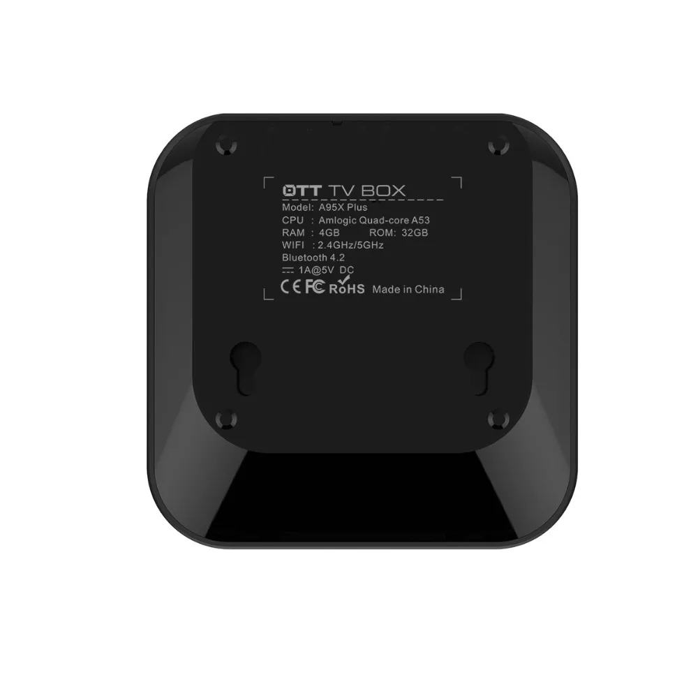A95X Plus TV caja Android 8,1 Amlogic S905 Y2 4 GB DDR4 32 GB ROM 2,4G/5G wiFi USB3.0 BT4.2 soporte 4 K H.265 Smart Media Player - 3
