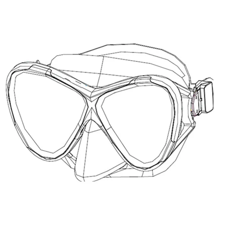 Профессиональная подводная охотничья камера маска для дайвинга подводное плавание очки силикон для взрослых Swimm спортивное оборудование