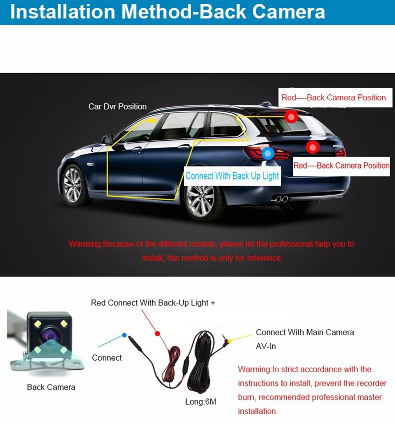Câmeras de ré Sensível ao Toque Câmera de Carro Jiluxing Tela Duas Câmeras Vídeo Digital Registrador Gravador 4 Dvr 1080p 20 tela sensível ao toque, duas câmeras, câmera