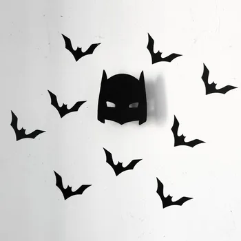 

Cool bat man wooden clothes hook for boys room wall decorate children room ECO friendly hanger hook .
