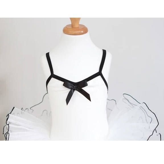 2017 NEW New Girls Ballet Costume Tutu Skirt Child Party Leotards Skirt Dance Skate Dress White 6 size