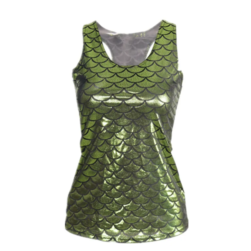 VI Fashion E145 мода 2015 женский короткий топ без рукавов камзол с 3D Цифровым принтом
