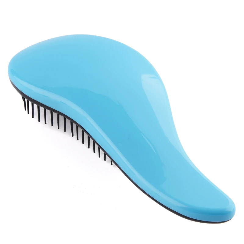 Ameizii волшебная ручка клубок распутывающая расческа душ щетка для волос анти-статические салон Красота для укладки волос инструменты-гребни расческа для волос 1 шт - Цвет: Blue