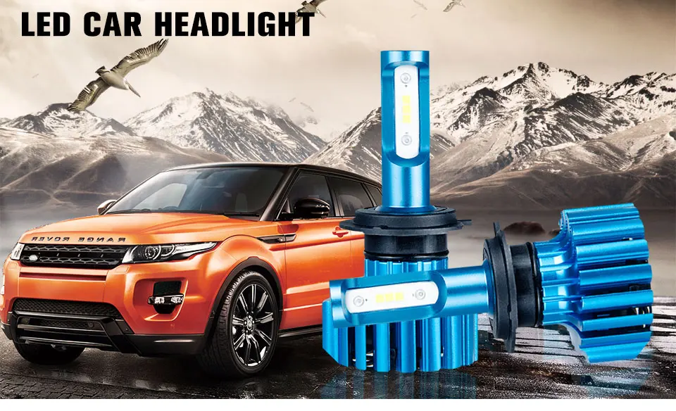 Aceersun Car Headlight H7 LED H4 LED H8 H11 H1 H15 HB3 9005 9006 HB4 72W 12000LM 6500K 12V 24V Auto Headlamp CSP Fog Light Bulb (1)