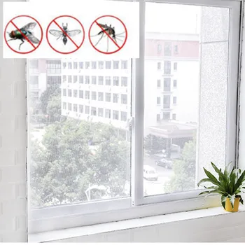 

Insect Screen Window Netting Kit Fly Bug Wasp Mosquito Curtain Mesh Net Cover Insect Window Net &Tape dropshipping 18jun6