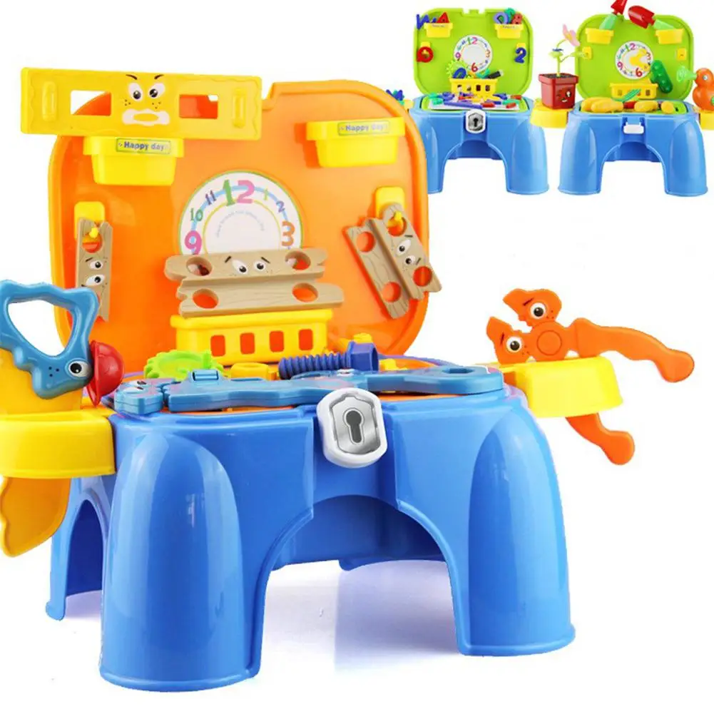 LeadingStar 2 In 1 Chair Playset Educational Toy Portable Classic Play