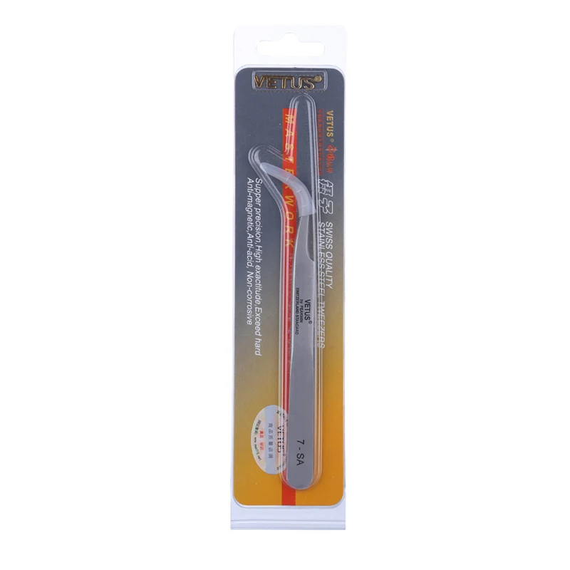 Precisión de acero inoxidable Vetus pinzas pinzetta herramientas pinzas curvas Herramientas manuales 7-sa Precisión de acero inoxidable Vetus pinzas pinzetta herramientas pinzas curvas Herramientas manuales 7-sa